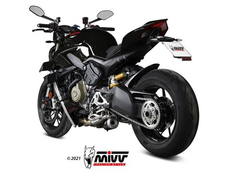 D 047 SC4B MIVV 2 SLIP ON X M1 BLACK STAINLESS STEEL DUCATI