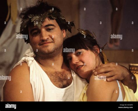 National Lampoons Animal House From Left John Belushi With His Wife