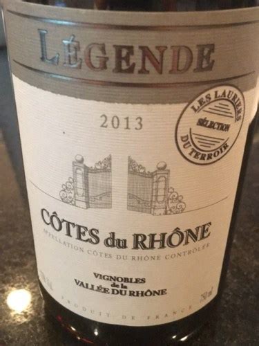 Lauriers du Terroir Legende Côtes du Rhône Vivino US