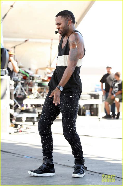 Shirtless Jason Derulo Cher Lloyd Perform At IHeartRadio Fest Photo