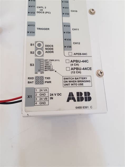 ABB APBU 44C APBU 44CE Channel Branching Unit 64688391 C Heart Of