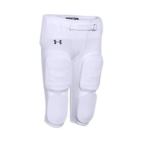 Under Armour Youth Boy Fitted Integrated Football Pants With Logo White