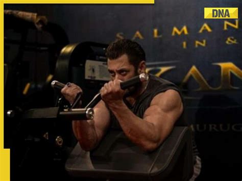 Salman Khan Flaunts His Sikandar Biceps Gives Glimpse Into His Fitness