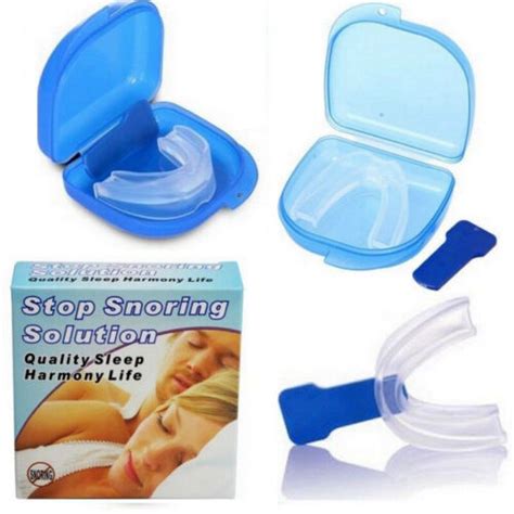 Reducing Snore Sleep Aid Mouth Guard Stop Anti Snoring Stopper Apnoea