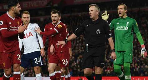 Liverpool Vs Tottenham Referee Moss Admits Penalty Question Mistake