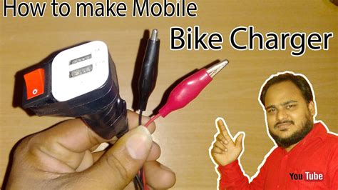 How To Make Usb Mobile Bike Motorcycle Charger With Car Charger Youtube