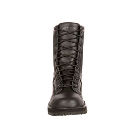 Rocky Portland Lace To Toe Waterproof Public Service Boots Black