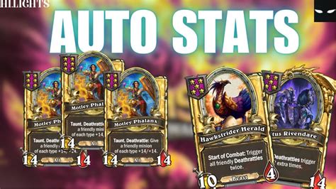 Golden Titus With Golden Bird Plus 3 Motly Hearthstone Battlegrounds