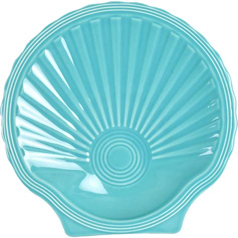 Fiesta Turquoise Intro 1986 Shell Plate By Homer Laughlin