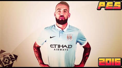 Pes 2016 New Face And Hair Nicolas Otamendi Tutorial Gameplay 2016 2017 Youtube