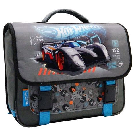 Cartable Cm Gris Hot Wheels Pas Cher Auchan Fr