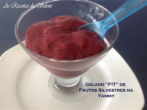 Gelado Fit De Frutos Silvestres Na Yammi As Receitas Da Selene