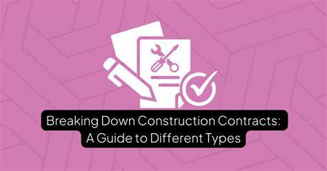 Breaking Down Construction Contracts A Guide To Different Types Aroflo