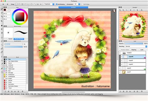 Firealpaca Free Digital Painting Software