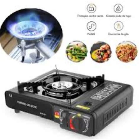 Gas Butano Para Fogao Portatil - Fogão Portátil a Gás Butano com Maleta Ideal para Camping, Viagens e ...
