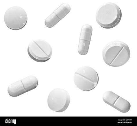 White Pill Medical Drug Medication Stock Photo Alamy