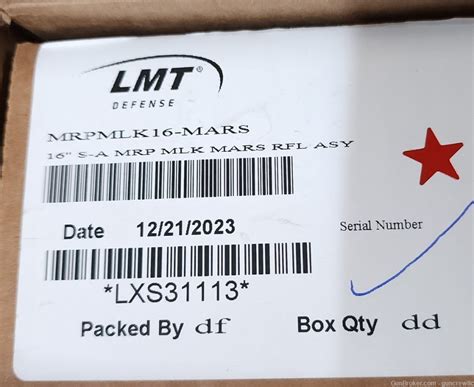 LMT Lewis Machine Tool MRPMLK16 MARS L MRP 5 56 223 M Lok 16 Layaway