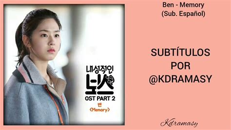 Sub Español Ben Memory Introverted Boss Ost Parte 2 Youtube