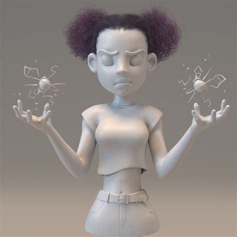 Artstation Girl With The Powers