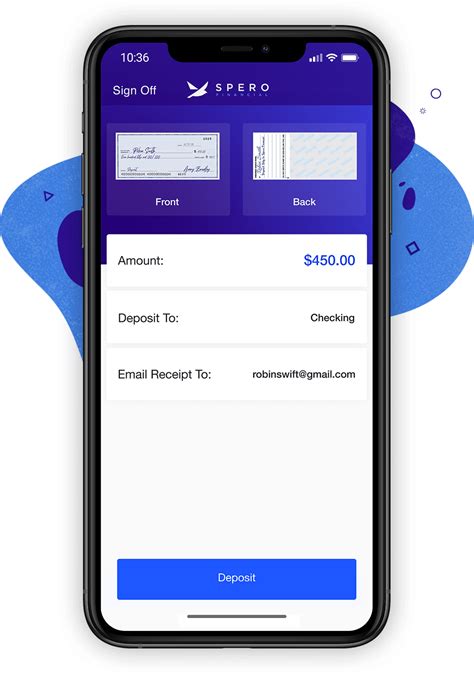 Mobile Deposit Spero Financial