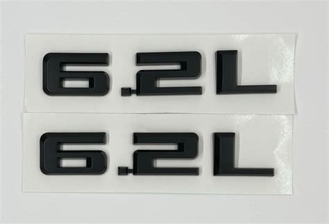 Chevrolet Silverado 1500 2022 62l Badges Black Complete Vehicle