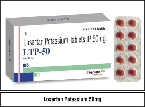 Losartan Potassium 50 Mg Application: Clinical at Best Price in ...