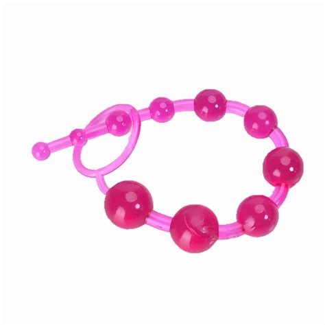 Jelly Anal Beads Orgasm Vagina Plug Play Pull Ring Ball Anal Stimulator