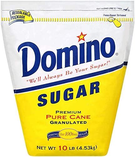 Domino Premium Pure Cane Granulated Sugar 10 Lbs Pack Of 2 Pricepulse