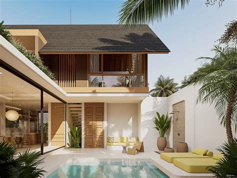 Wm Design Studio Lv House Or We Call It Rumah Terasering Is A Twin