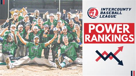 News Ibl Power Rankings Pre Season Edition Intercounty Baseball League