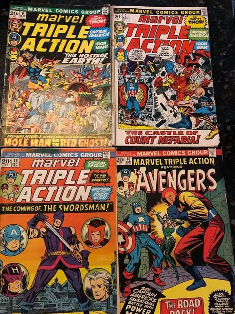 OLD Marvel Super Action Triple Tales Reader Copies JACK KIRBY WALLY