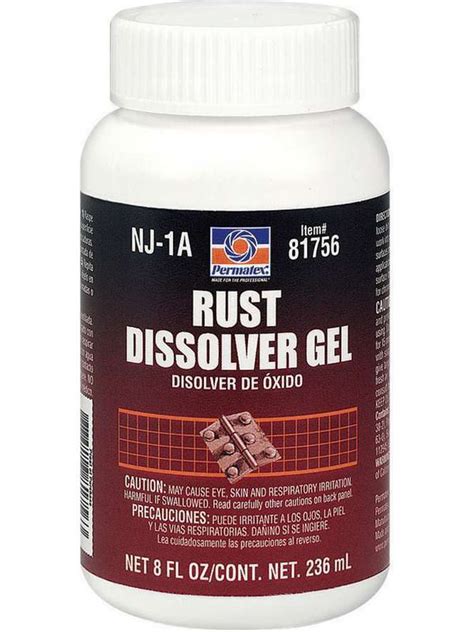 Buy Permatex Rust Remover - Rust Dissolver Gel - 8 oz Bottle - Each ...
