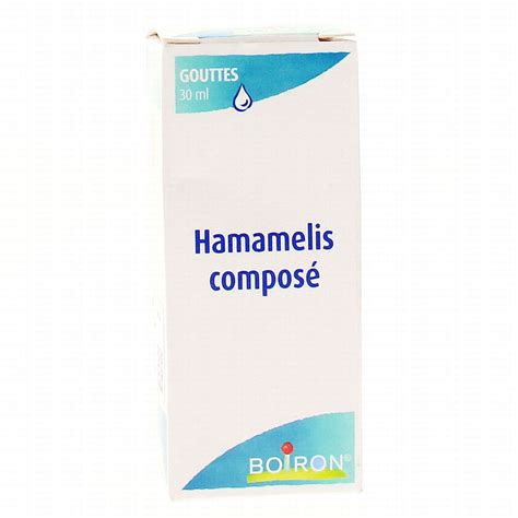 Boiron Hamamelis Composé Gouttes 30ml Médicament Homéopathique