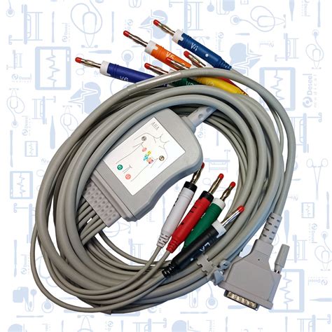 CABLE DE EKG CON 10 LATIGUILLOS EDAN SE 310 Banana Deseel Medical