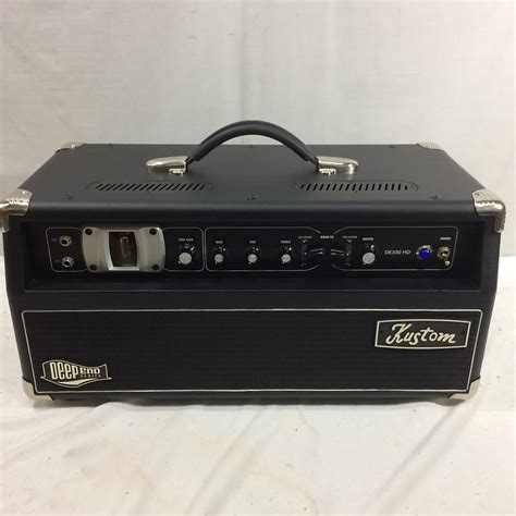 Kustom De300hd Deep End 300 Watt Hybrid Tube Bass Amp Head Reverb