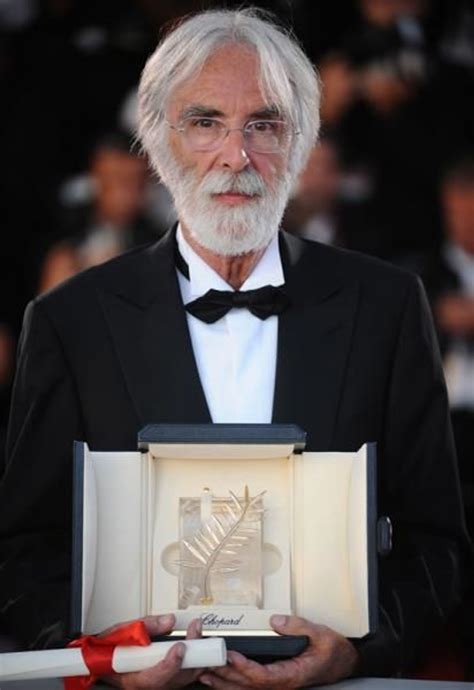 Michael Haneke, who was awarded the Palme d'Or for his film The White ...