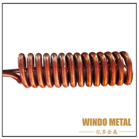 Tin Plated Surface Copper C C Finned Tube Coil Brass