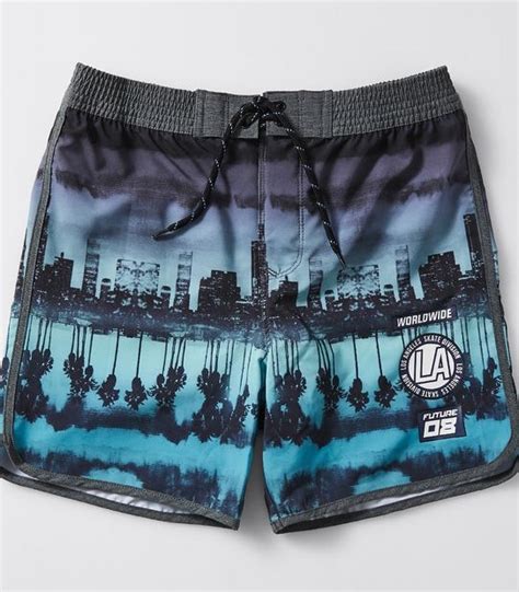 4 Way Stretch City Scape Print Boardshorts Target Australia