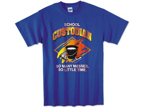 School Custodian Shirts And Accessories From Modern Process Company