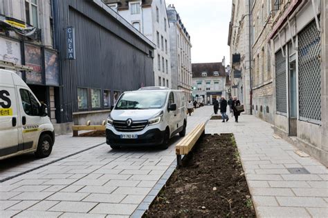 Besançon La rue Gambetta enfin rouverte à la circulation le résultat