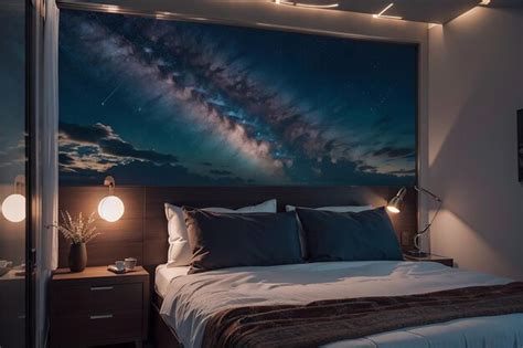 Premium AI Image | Smart Bedroom Lighting Illuminate Your Style