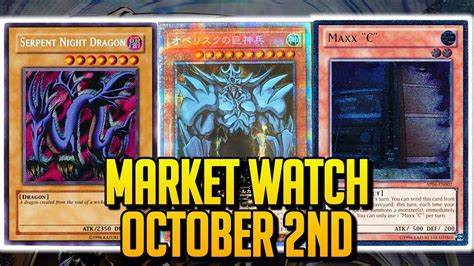 Yu Gi Oh Market Watch October Nd Youtube