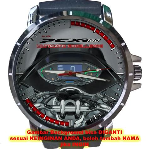 Honda Pcx Art Keren Jual Jam Tangan Pria Custom Photo Logo Gambar