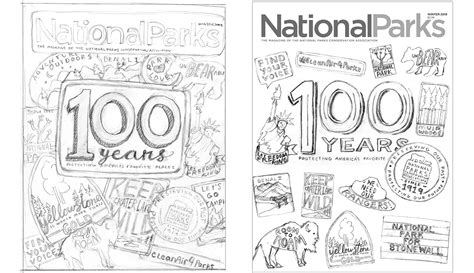 National Parks Magazine Cover Illustration :: Behance