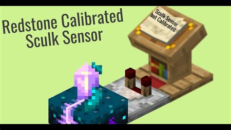 How To Use A Redstone Calibrated Sculk Sensor Youtube