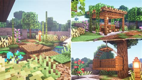 Minecraft How To Transform Your Garden Youtube