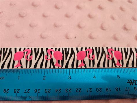 Hot Pink Barbie Silhouette on Black and White Zebra 7/8 Inch Grosgrain ...