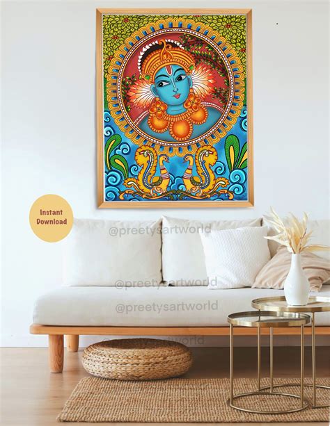 Krishna Painting Krishna Art Lord Krishna Ganesh Art Kerala Mural