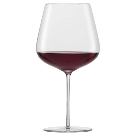 Piece Burgundy Wine Glass Set Crystalline Glass Ml Vervino