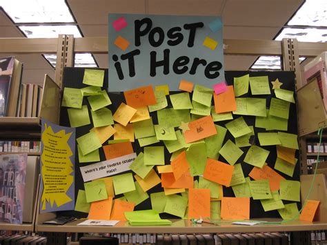 Interactive Post It Board For Teens Great Passive Programming Library